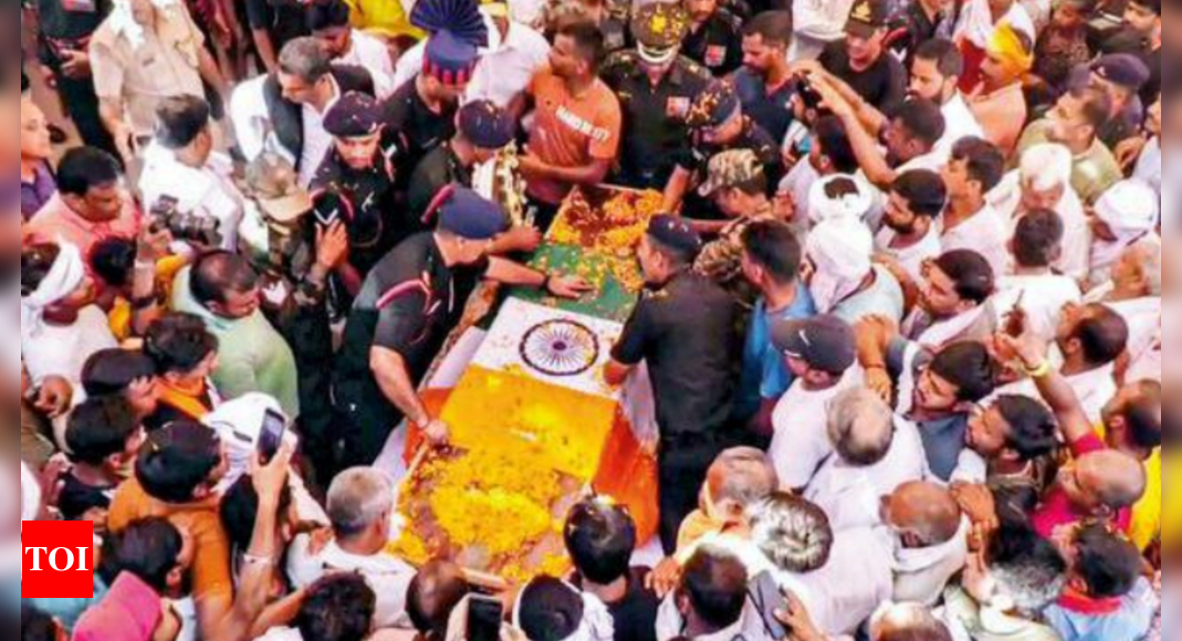 At Homes Of Soldiers Who Died In Leh Truck Crash, A 1-yr-old Kid, Expecting Wife | Gurgaon News - Times of India