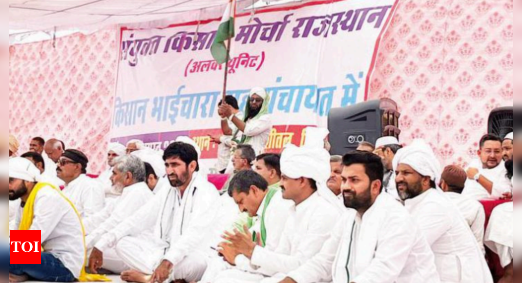 Farmers at Alwar mahapanchayat warn of tractor protest 'if yatra gets nod from govt' | Gurgaon News - Times of India